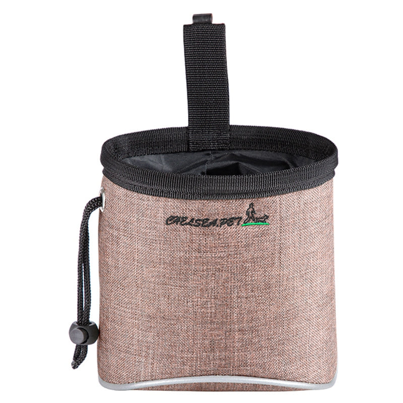 LDLC QS-060 Portable Dog Treat Bag Outdoor Dog Treat Pouch for Training Feeding Pet Trainer Waist Bag for Dog Snacks - Light Grey LDLC QS-060 Portable Dog Treat Bag Outdoor Dog Treat Pouch for Training Feeding Pet Trainer Waist Bag for Dog Snacks - Light Grey